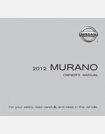 nissan murano 2012 owners manual